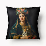 Madonna Cushion Cover - Virgin Mary Jaguar Protector - 45 and 55cm