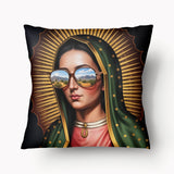 Housse de Coussin MADONE - Vierge de Guadalupe Pop Portrait - 45 et 55cm