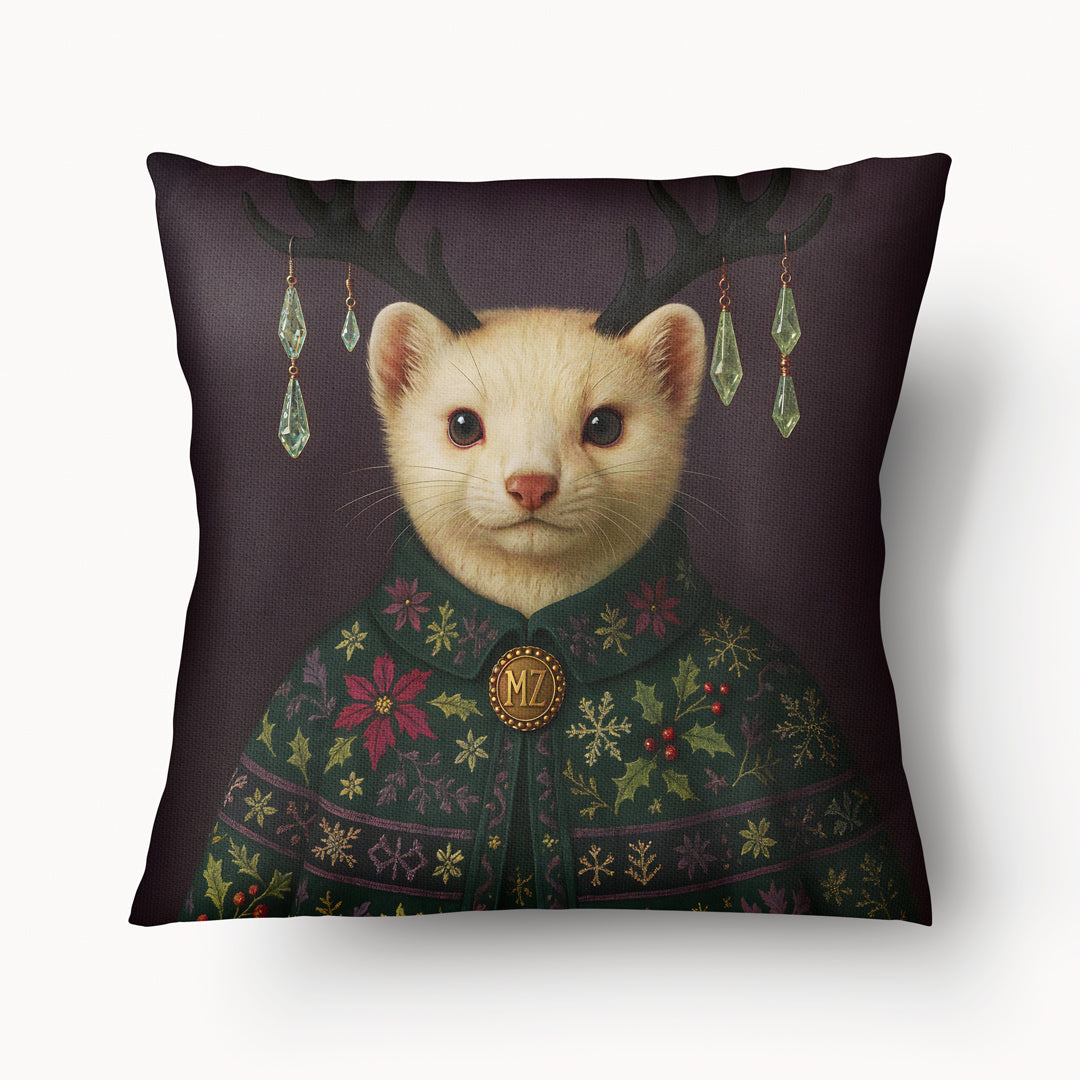 Housse de Coussin NOËL - Hermine Duchesse Saskia - 45 et 55cm