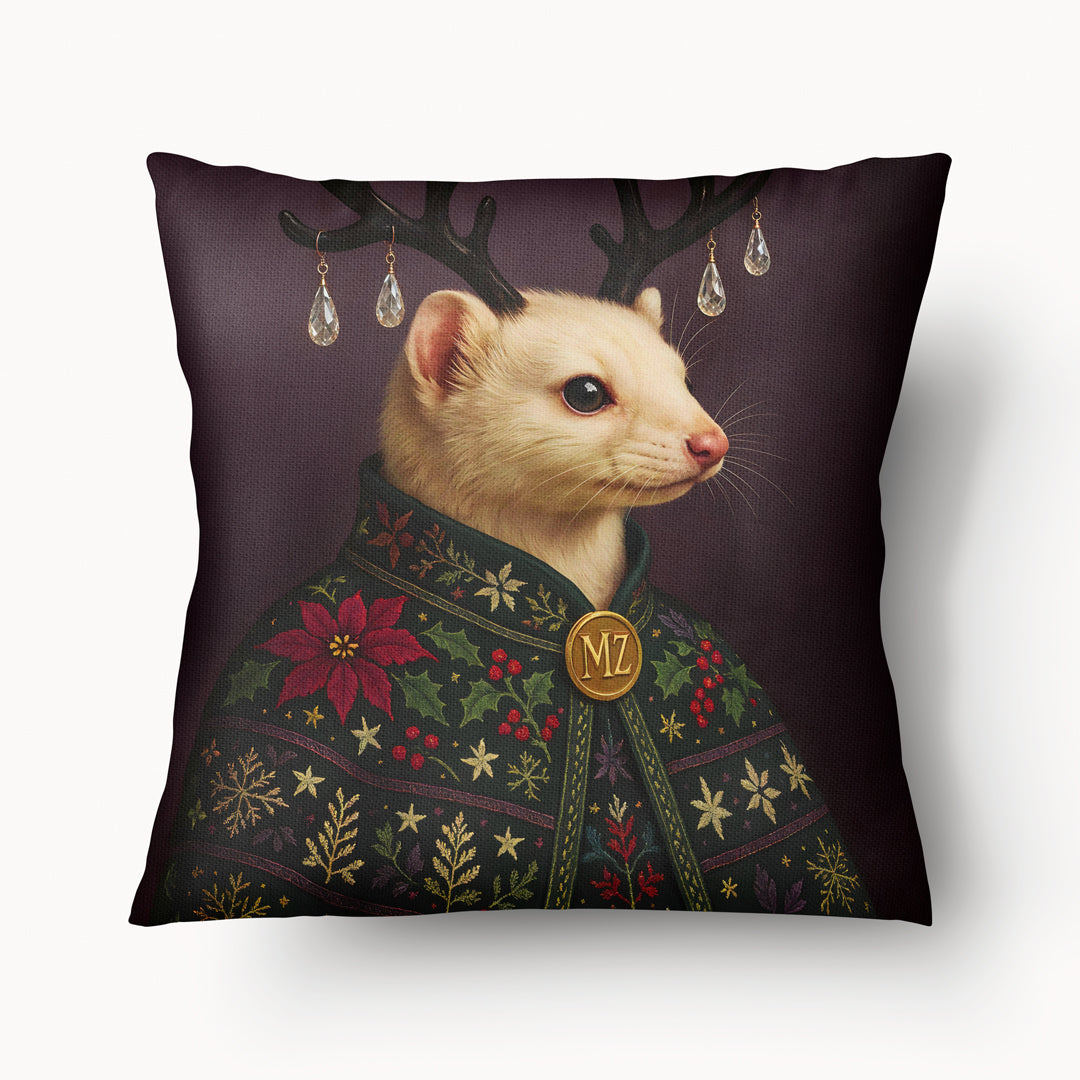 Housse de Coussin NOËL - Hermine Duchesse Saskia - 45 et 55cm