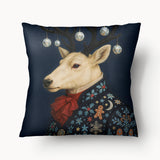 Housse de Coussin NOËL - Le Grand Renne Majestic Origami - 45 et 55cm