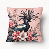 Housse de Coussin OISEAUX - Duo Panache Petit Versailles - 45cm