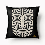 Housse de Coussin TOTEM - Grand Masque Axayacatl - 45 et 55cm