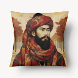 Housse de Coussin ASIE - Duo Gengis Khan Floral - 45 et 55cm