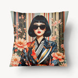 ASIA Cushion Cover - Duo Portrait Fashion Stripes - 45cm