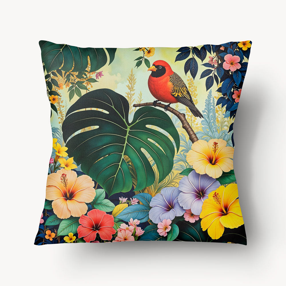 Housse de Coussin CARAÏBE - Duo Portrait et Jardin