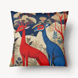 Housse de Coussin FANTASY - Jungle Chic Tigre et Biches - 45 et 55cm