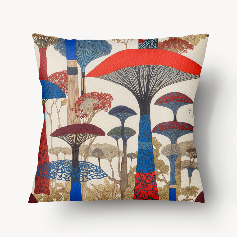 Housse de Coussin FANTASY - Duo Animalier Forêt Imaginaire