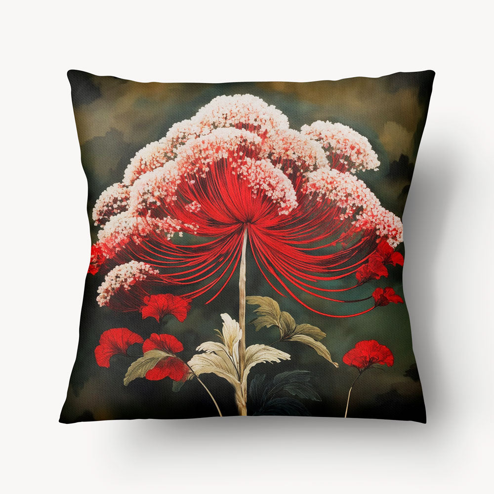 Housse de Coussin OISEAUX - Duo Panache Rouge