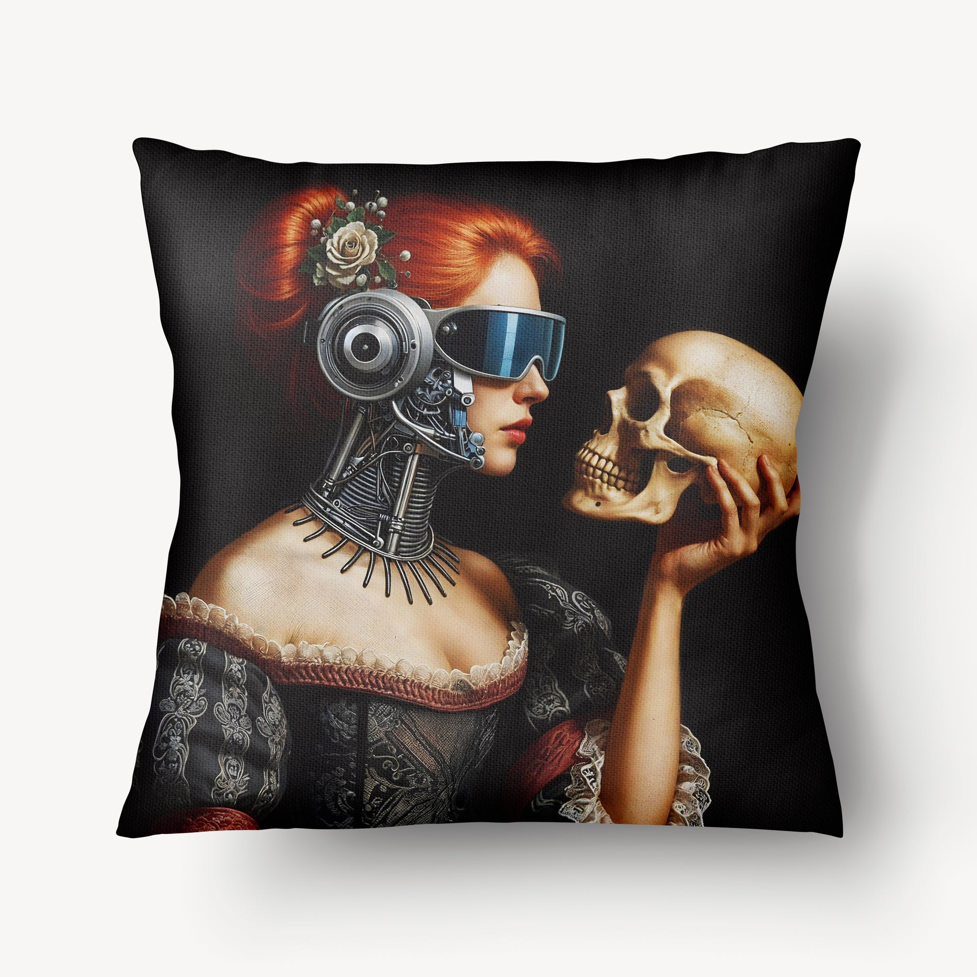 Housse de Coussin VANITÉ - Solo Cyborg Hamlet