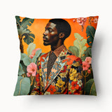 Housse de Coussin AFRIQUE - Duo Sapeur Wamba - 45 et 55cm