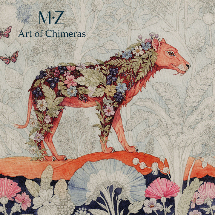 carte cadeau boutique Mzelle design de 65 euros, motif illustré représentant un animal chimérique