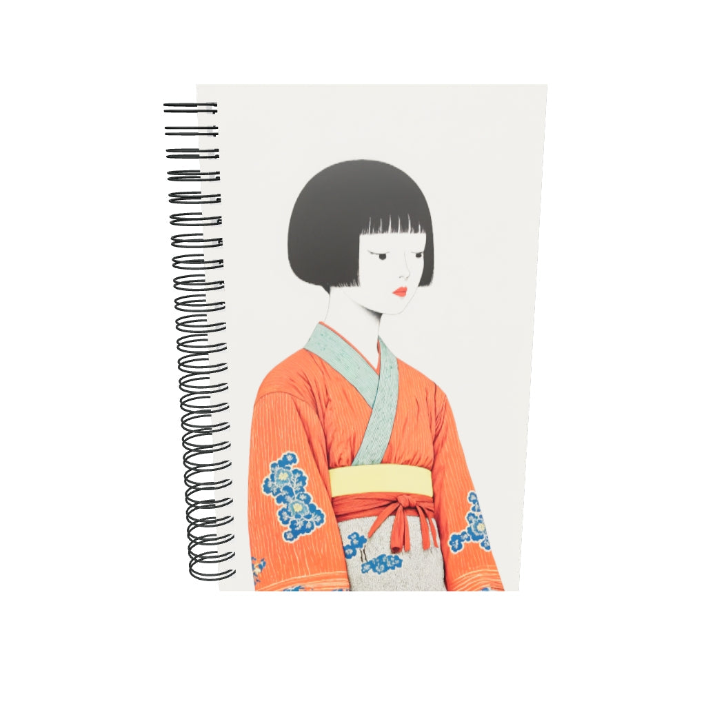 Carnet à spirale A5 - Asia Les Élégantes Miji - Solo