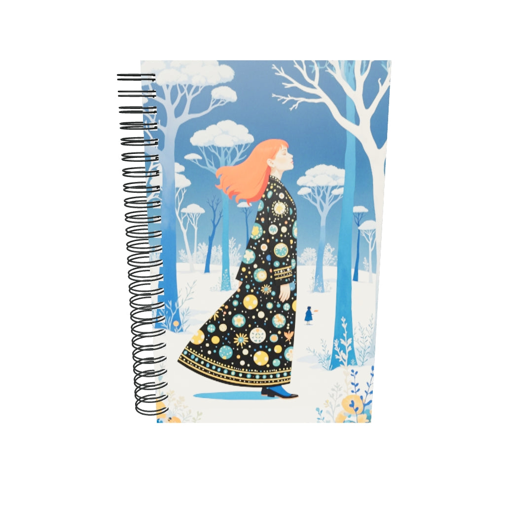 Carnet à spirale A5 - Conte D'hiver Élégantes  - Duo