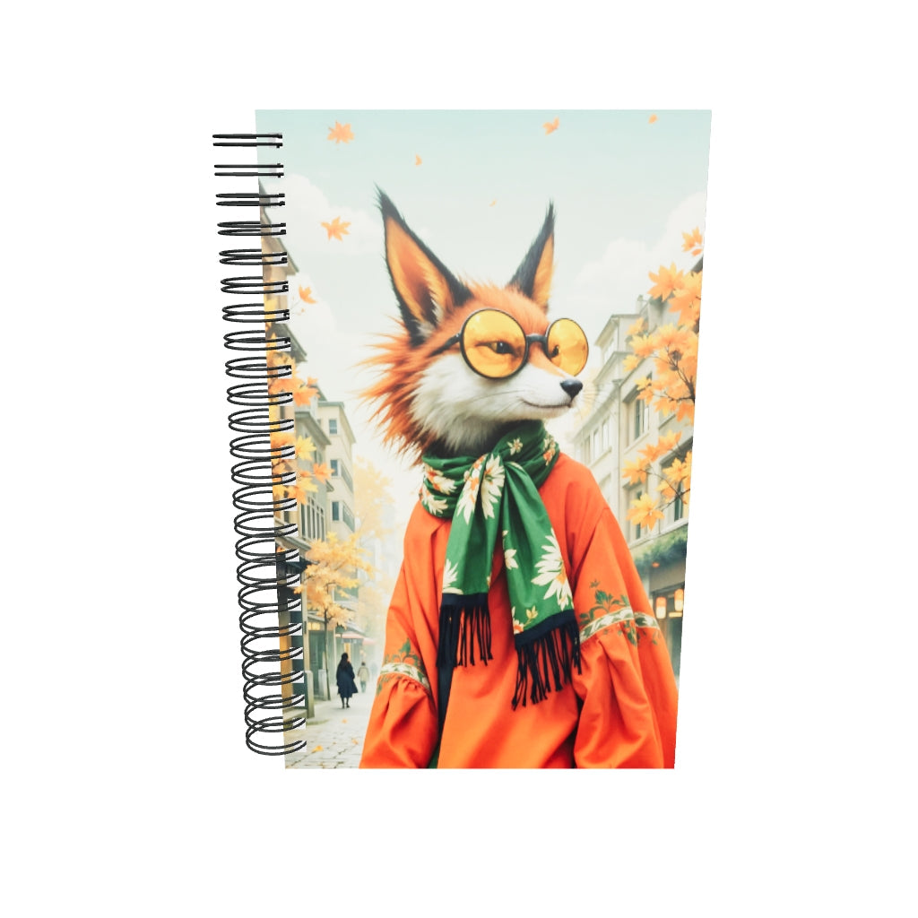 Carnet à spirale A5 - Crunchy Truffle Renard Loup - Duo