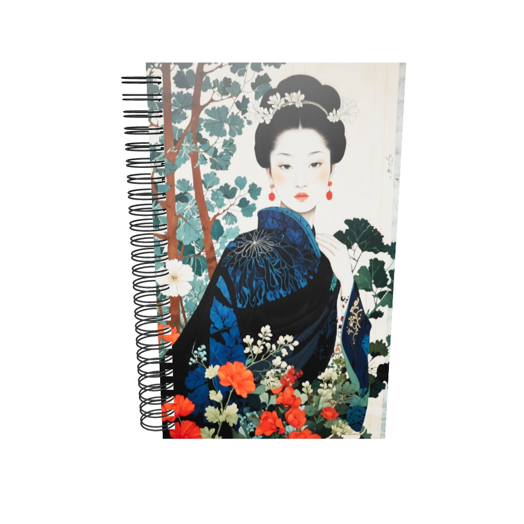 Carnet à spirale A5 - Estampe Japonaise - Duo 