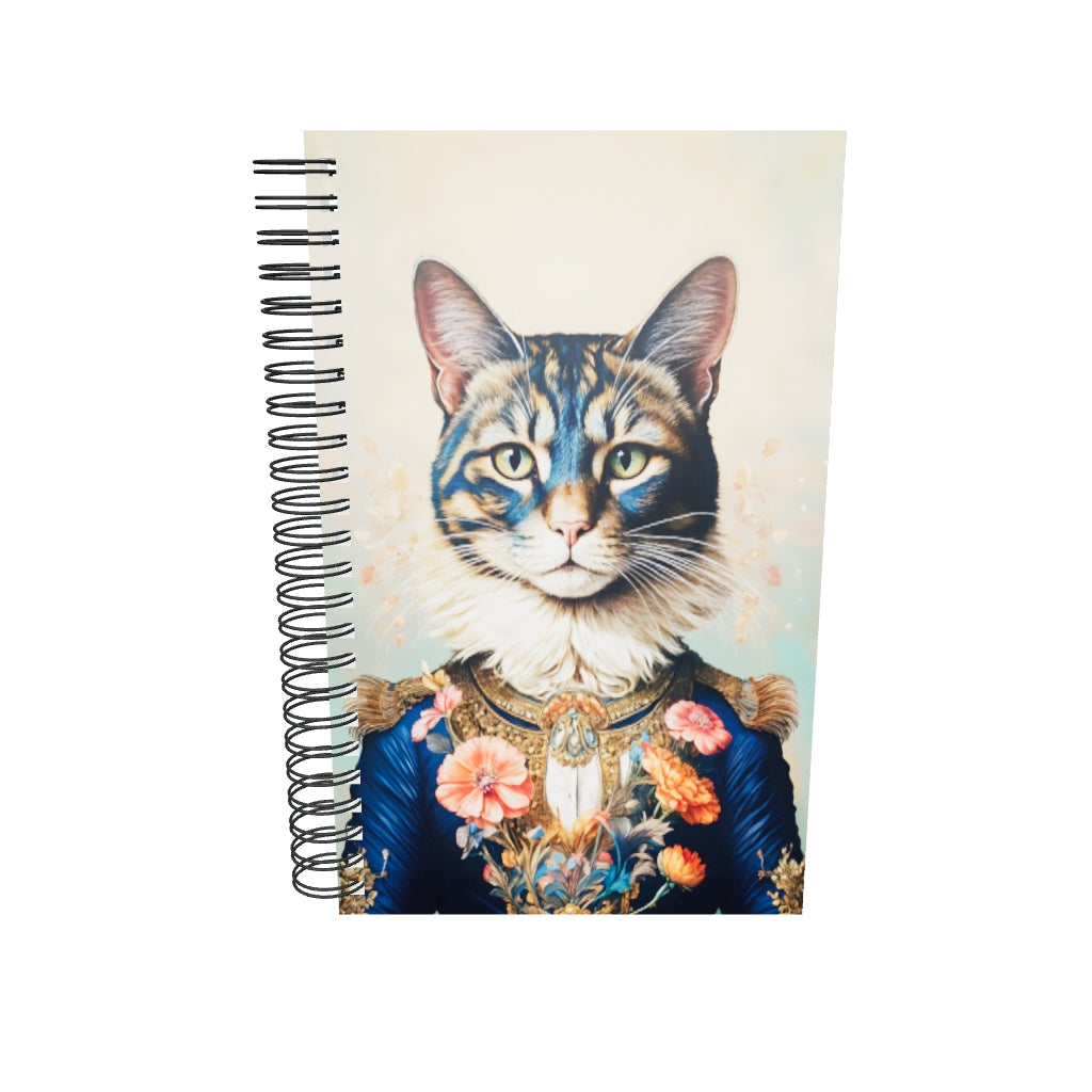 Carnet à spirale A5 - Les Académiciens Chat Tigré - Solo