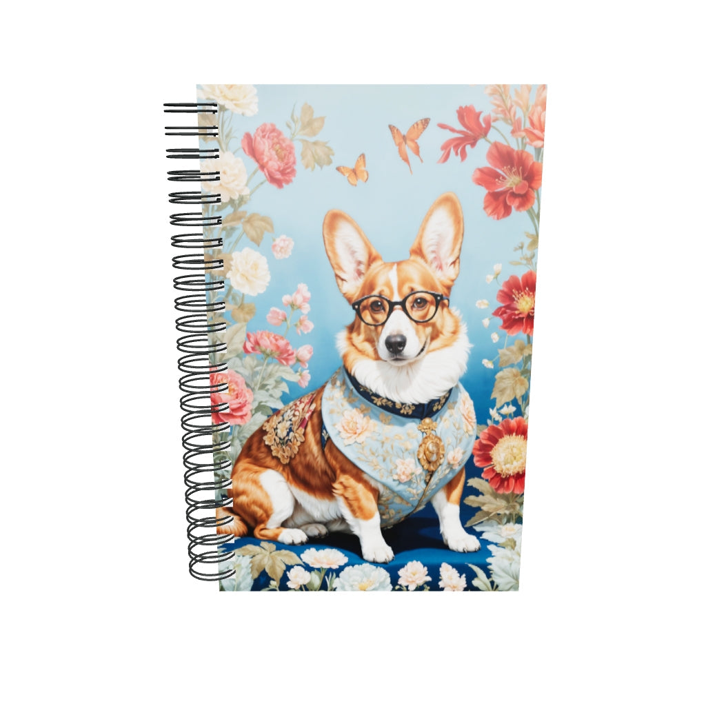 Carnet à spirale A5 - Les Académiciens Corgi Oxford - Duo