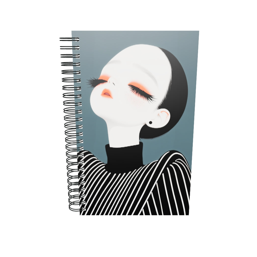 Carnet à spirale A5 - Les Rêveuses Gris - Solo