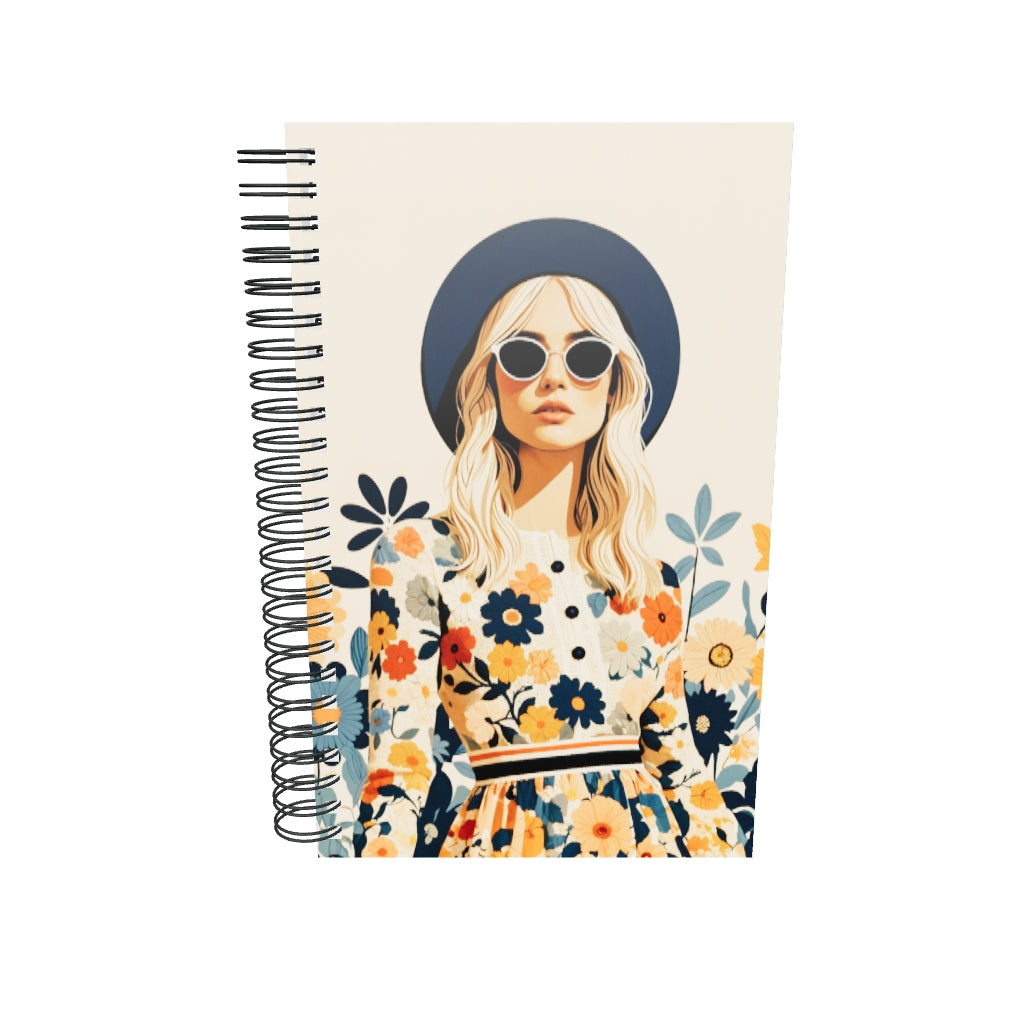 Carnet à spirale A5 - Sixties Vintage Vivienne - Duo