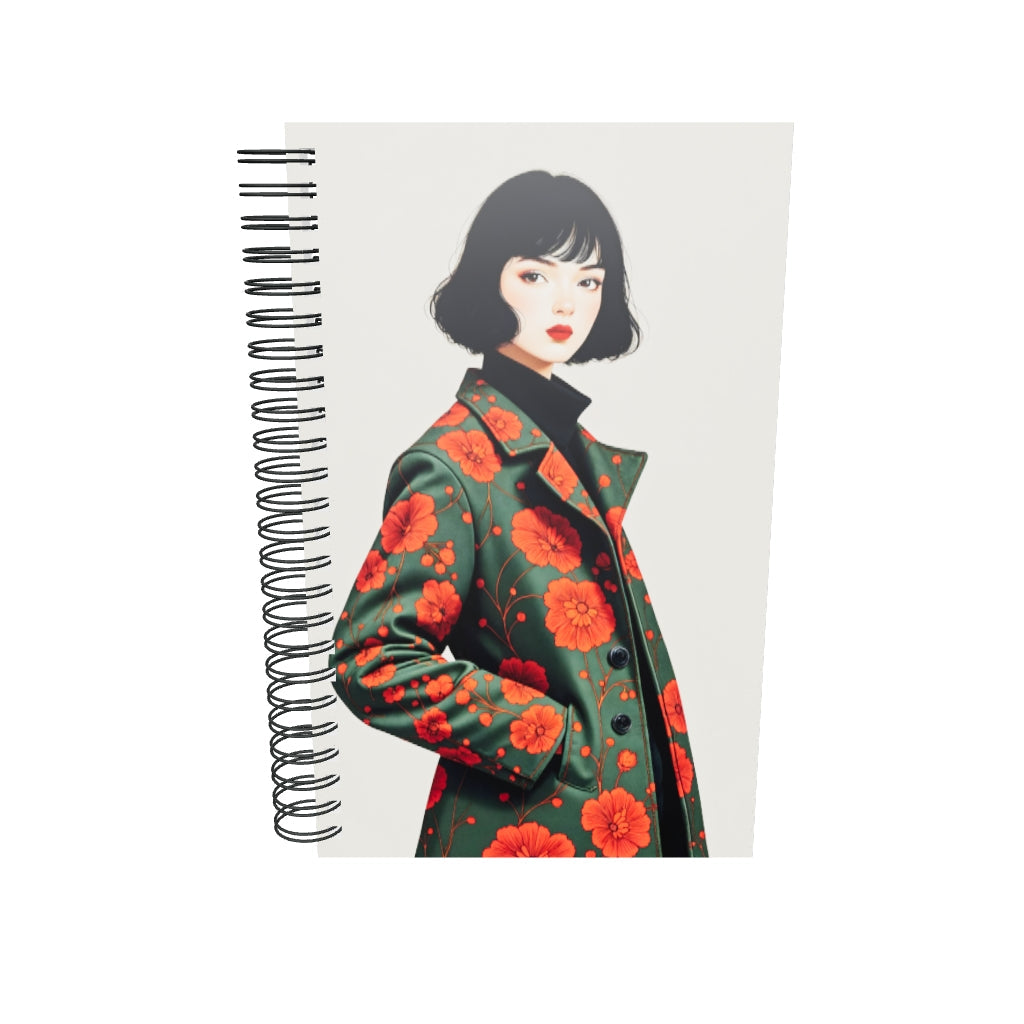 Carnet à spirale A - Les Beaux Manteaux Sumiko - Duo 