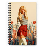 Carnet à spirale A5 - Sixties Vintage Aude et Sonia - Duo