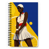 A5 Spiral Notebook - Sports Club Tennis and Lemons - Duo