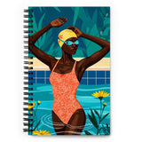 A5 Spiral Notebook - Sports Club Swimmer Gracy - Solo