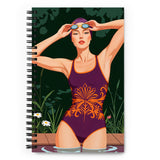 A5 Spiral Notebook - Sports Club Swimmer Naiko - Duo
